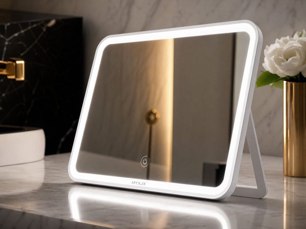 Battery Operated LED Makeup Mirror Review: Perfect for Tabletop Use