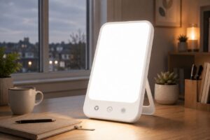 Read our Verilux HappyLight Luxe review to see if this UV-free, 10,000-lux light therapy lamp with customizable brightness and color settings is worth it.